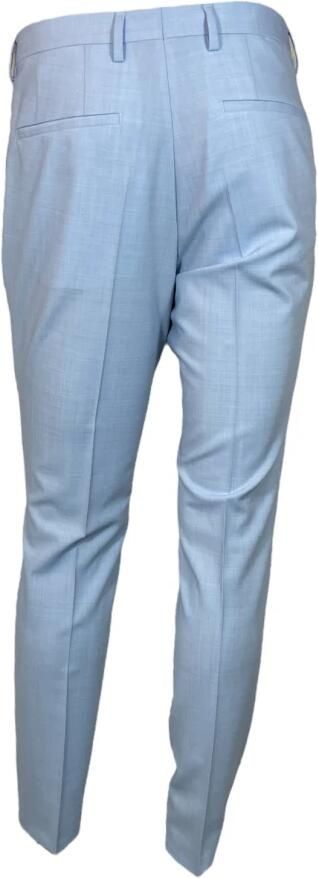 HUGO Regular fit bandplooibroek met achterzakken model 'Hesten' - Foto 3