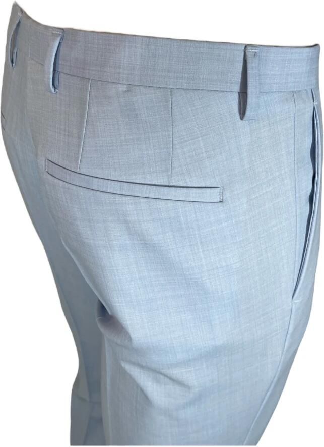 HUGO Regular fit bandplooibroek met achterzakken model 'Hesten' - Foto 2