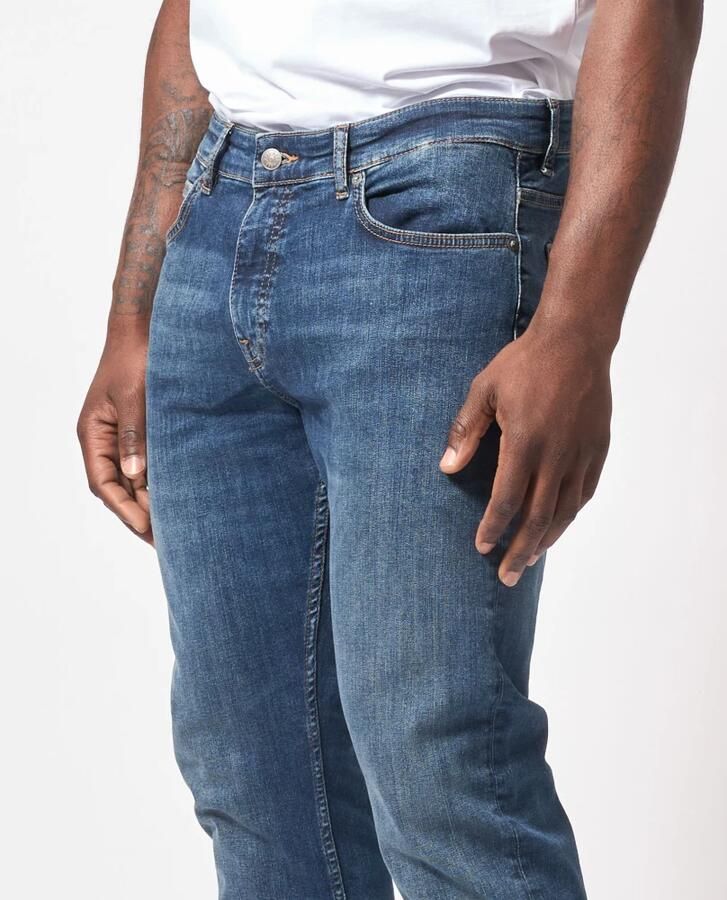 Hugo Boss Slim Fit Blauwe Jeans met NorHeren Taille Blue Heren - Foto 4