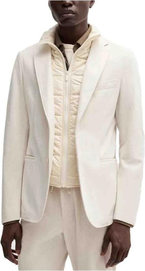 Boss Slim fit 2-knoops colbert van corduroy model 'Hanry' - Foto 3