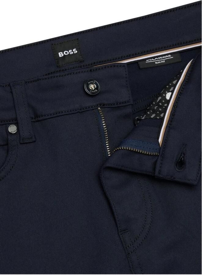 Hugo Boss Slim-fit Donkerblauwe Performance Jeans Blue Heren