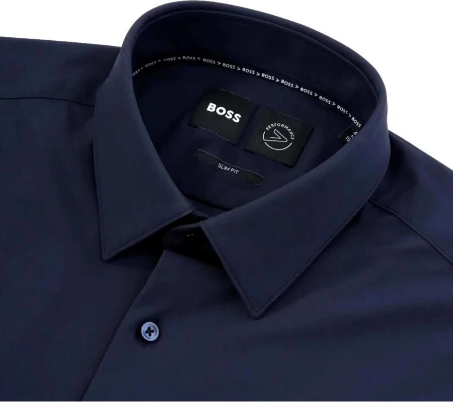 Hugo Boss Herenblouse van blauwe viscose Performance collectie Blue Heren - Foto 12