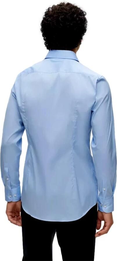 Hugo Boss Slim Fit Jersey Shirt P-HANK-s-kent Blue Heren - Foto 12