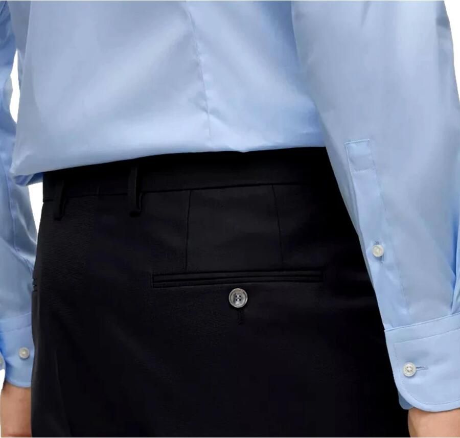 Hugo Boss Slim Fit Jersey Shirt P-HANK-s-kent Blue Heren - Foto 8