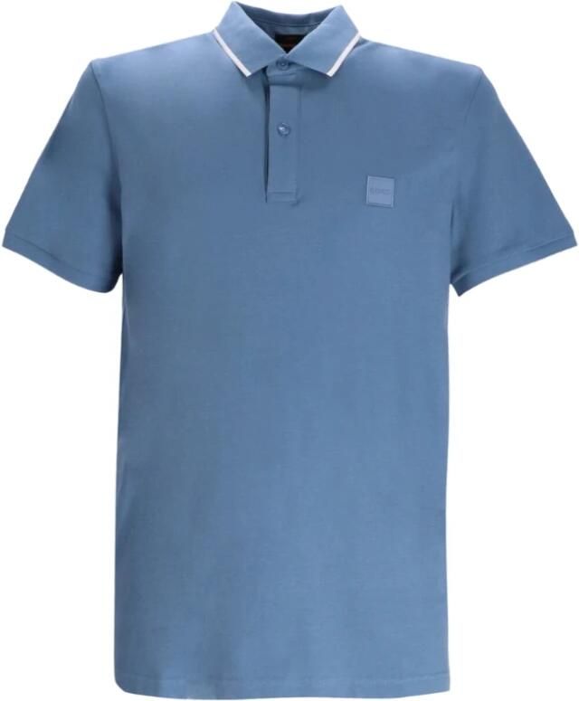 Hugo Boss Slim Fit Polo Shirt Lichtblauw Blue Heren