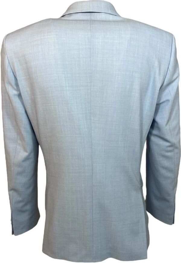Hugo Boss Slim Fit Stretch Blazer met Fijn Structuur Gray Heren