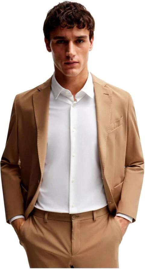 Hugo Boss Herenblouse van blauwe viscose Performance collectie Blue Heren - Foto 16