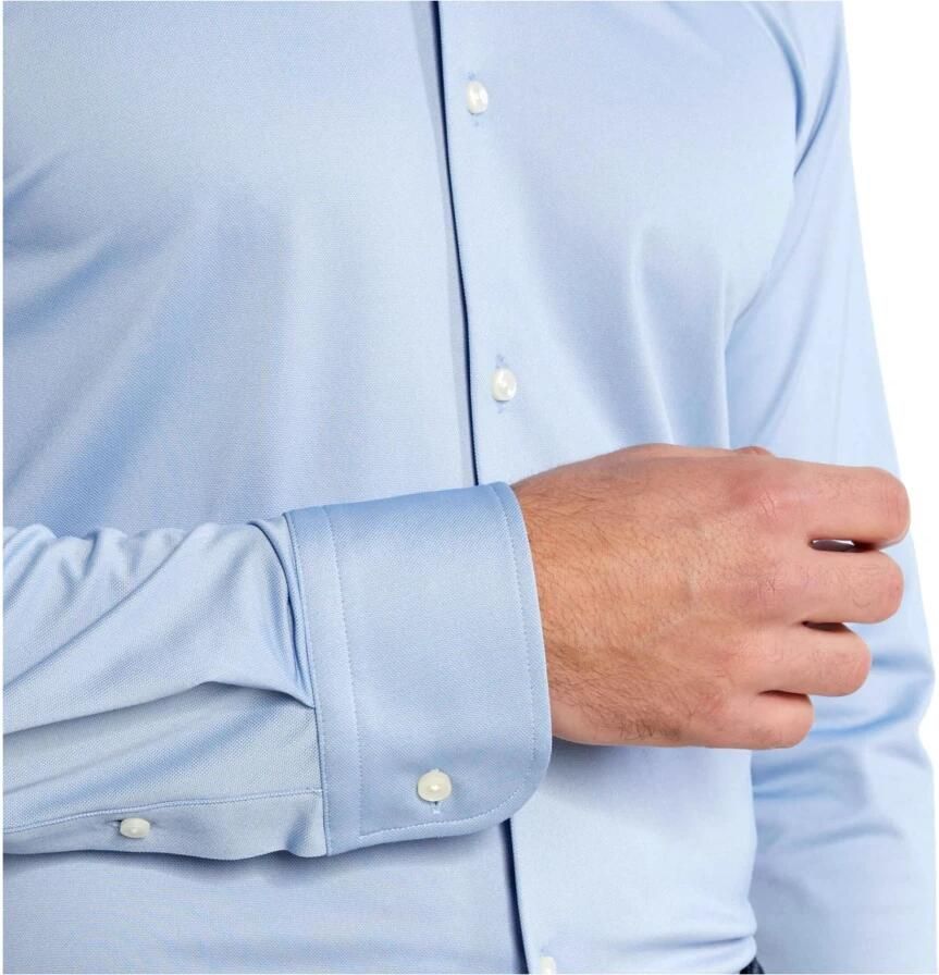 Hugo Boss Slim Fit Stretch Stof Herenoverhemd Celeste Blue Heren