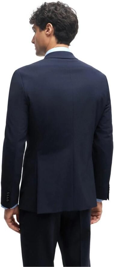 Boss Slim fit 2-knoops colbert met kissing buttons model 'Huge' - Foto 3