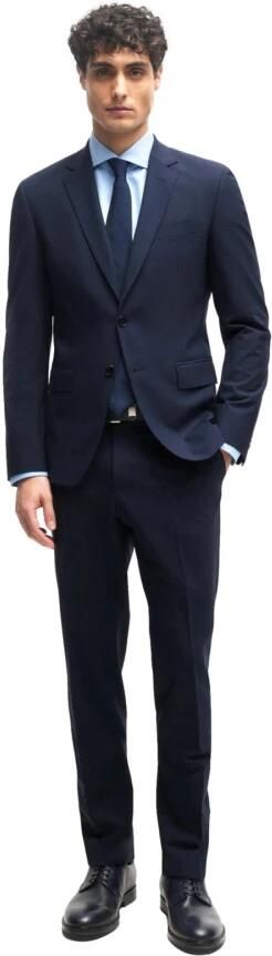 Boss Slim fit 2-knoops colbert met kissing buttons model 'Huge' - Foto 5