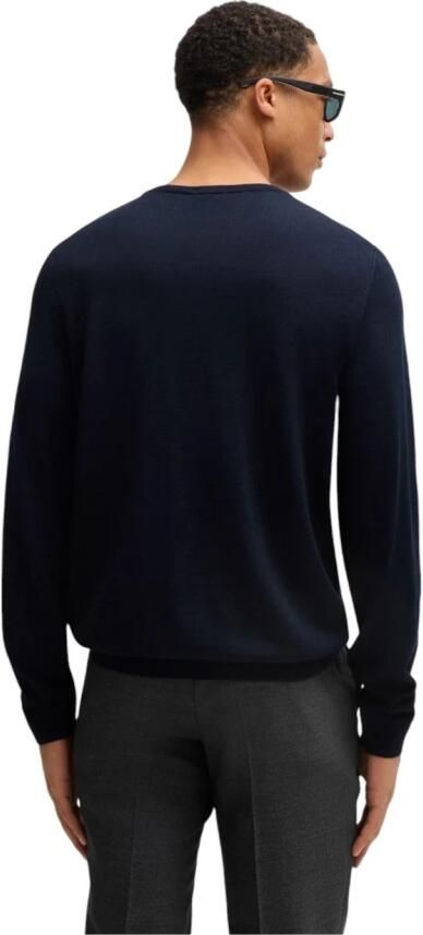 Boss Shirt met lange mouwen van merinoweol model 'Leno' - Foto 6