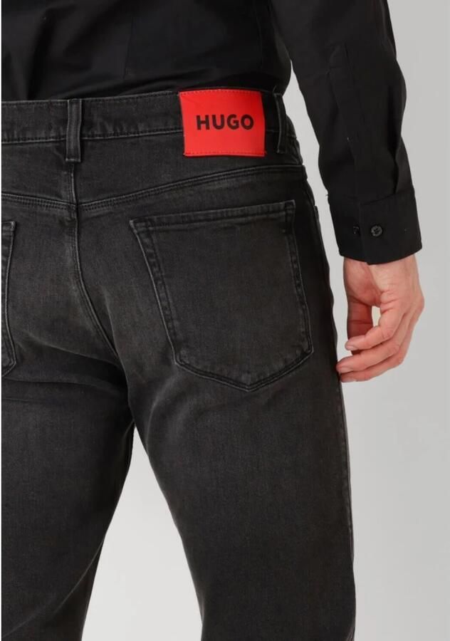 Hugo Boss Slim Fit Zwarte Jeans voor Heren Black Heren