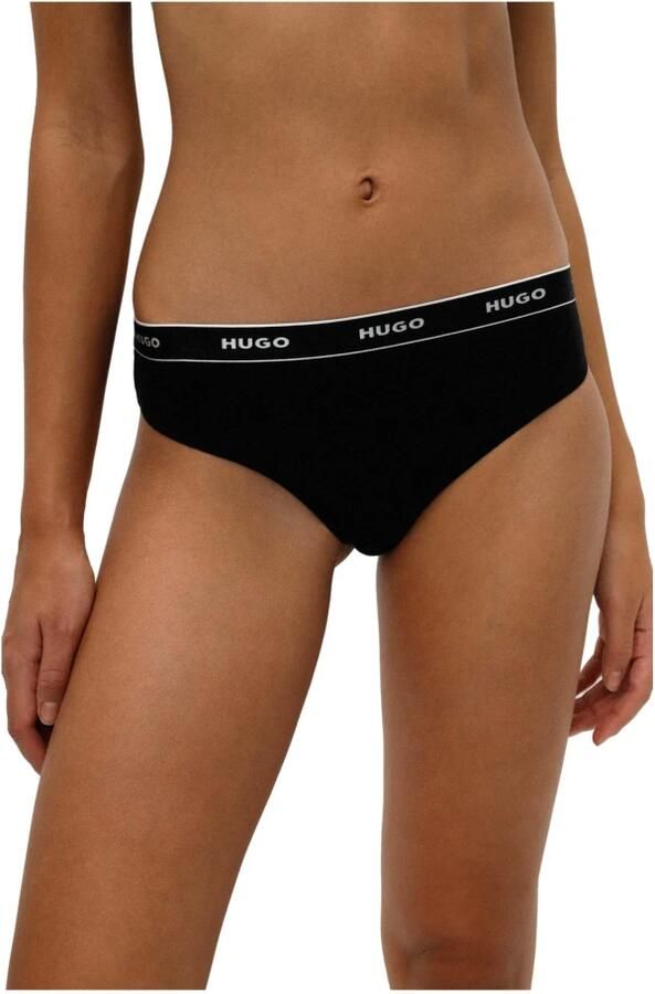 HUGO String met logo in band in een set van 3 stuks - Foto 2
