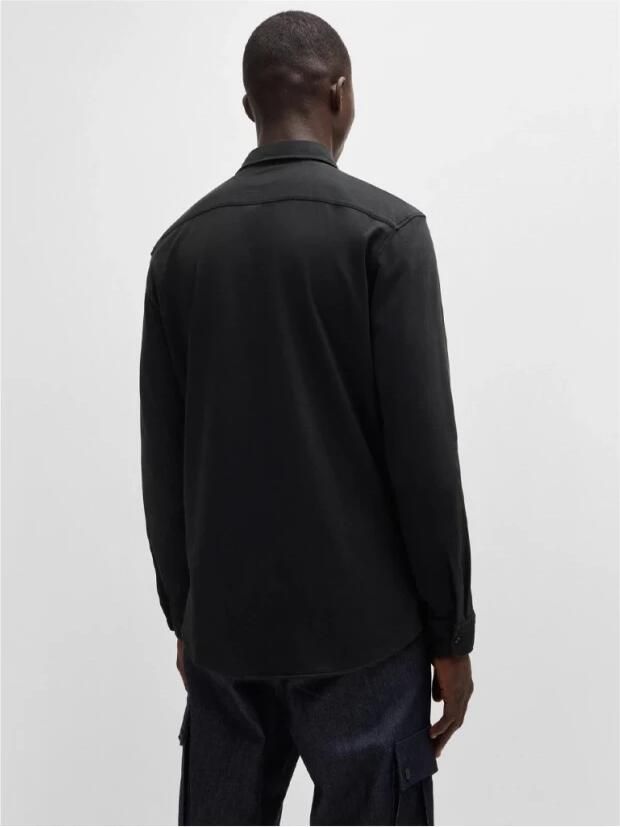 Boss Orange Regular fit vrijetijdsoverhemd met kentkraag model 'Mysoft' - Foto 4