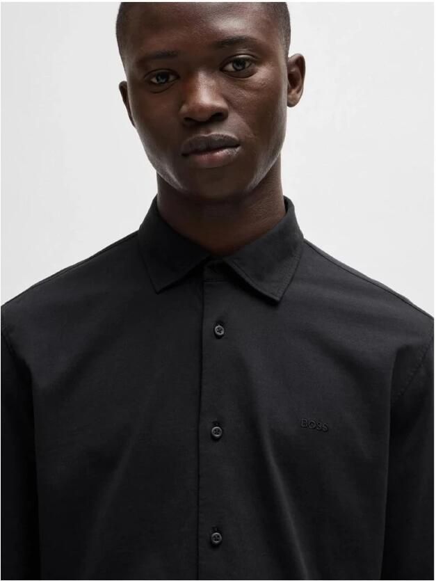 Boss Orange Regular fit vrijetijdsoverhemd met kentkraag model 'Mysoft'