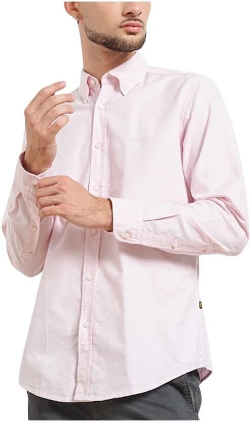 Boss Orange Regular fit vrijetijdsoverhemd met labelstitching model 'Rickert' - Foto 3