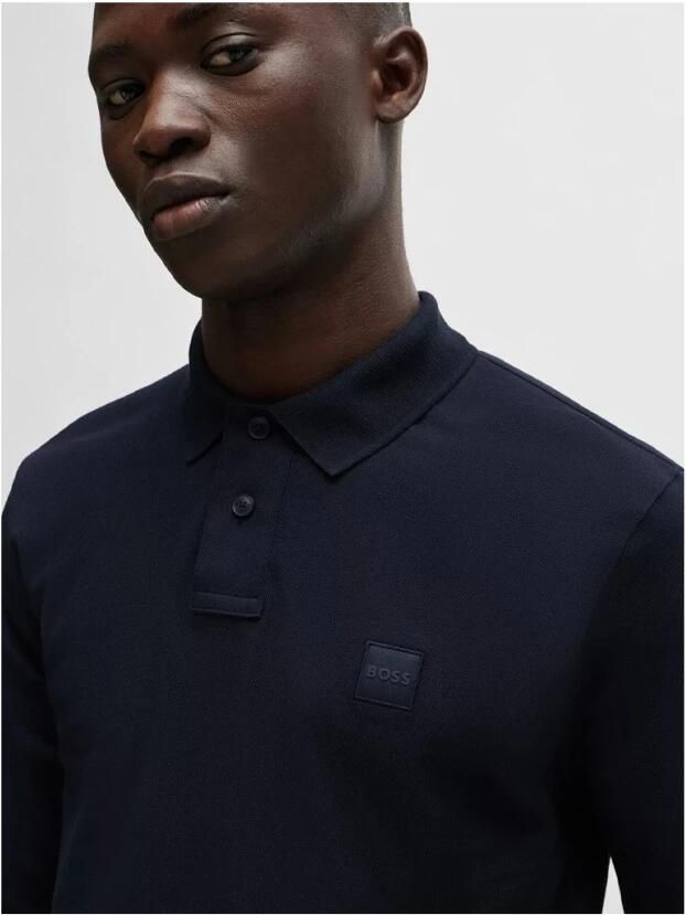 BOSS ORANGE Heren Polo's & T-shirts Passerby Donkerblauw - Foto 2