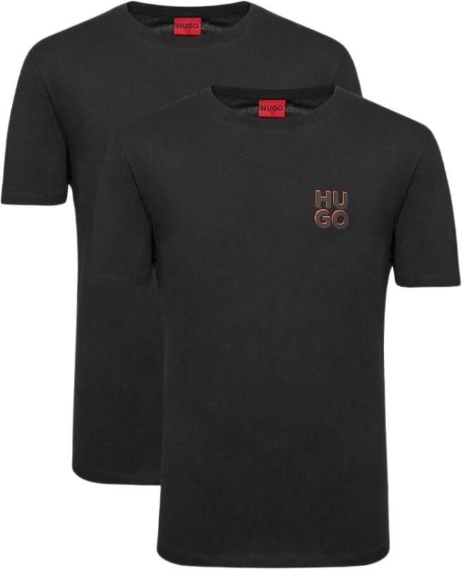 Hugo Boss Stijlvolle 2-in-1 T-shirt Black Heren