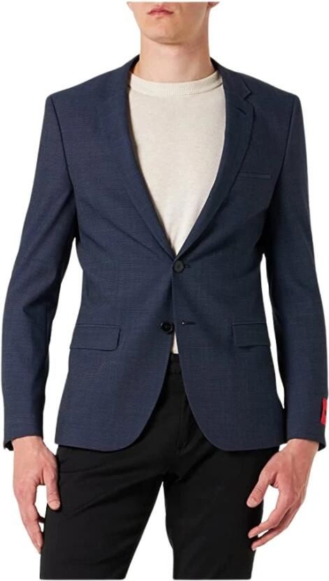 Hugo Boss Stijlvolle Blazer ArtiM204X Blue Heren
