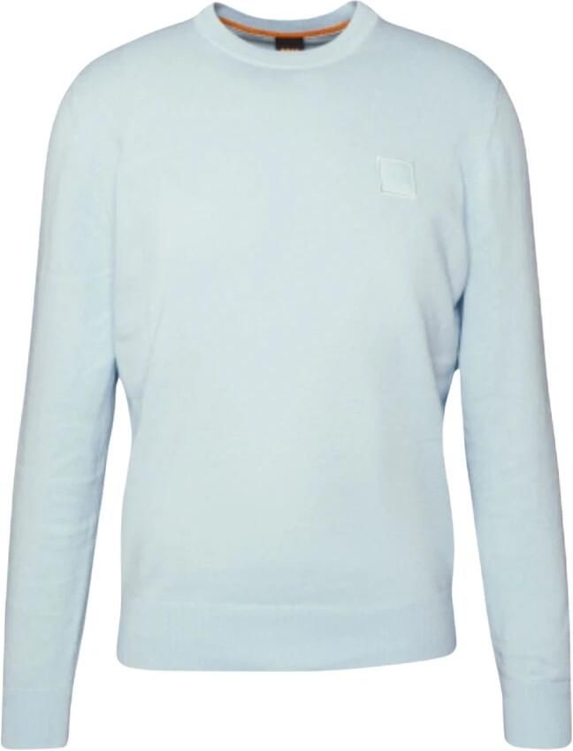 Boss Orange Gebreide pullover met labeldetail model 'Kanovano' - Foto 4