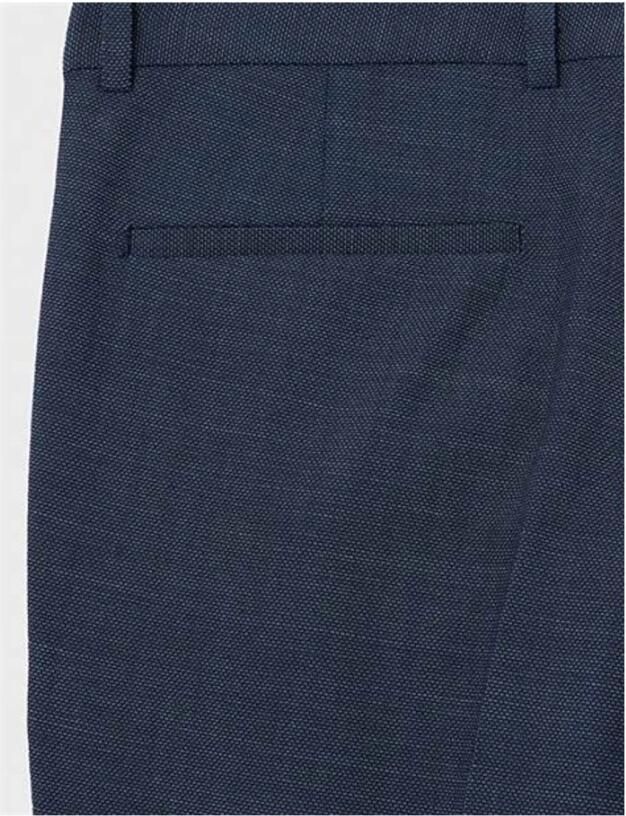 HUGO Slim fit pantalon met scheerwol model 'Hesten' - Foto 3