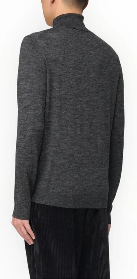 Hugo Boss Heren Slim Fit Coltrui met Hoge Kraag Black Heren - Foto 15