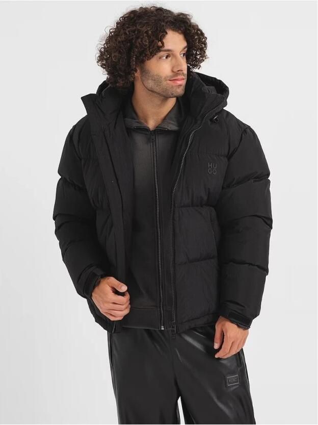 Hugo Boss Stijlvolle Jas voor Mannen Black Heren - Foto 5