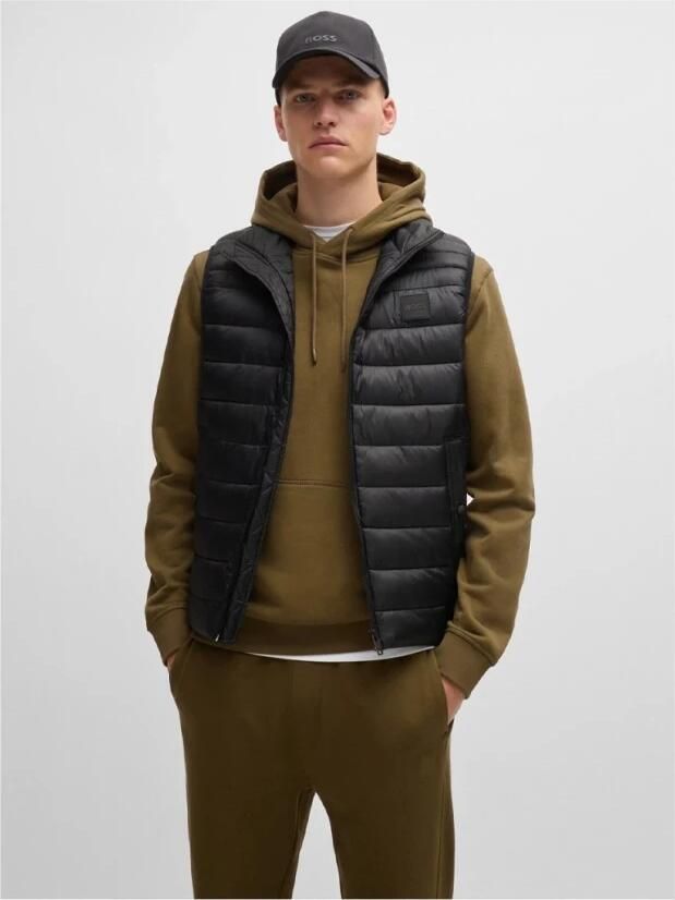 Boss Orange Outdoorjack Odeno1 met doorlopende quilting - Foto 5