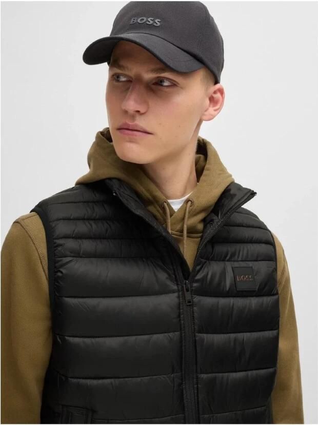 Boss Orange Outdoorjack Odeno1 met doorlopende quilting