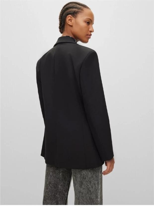 HUGO Slim fit blazer met reverskraag model 'Asmalla' - Foto 3