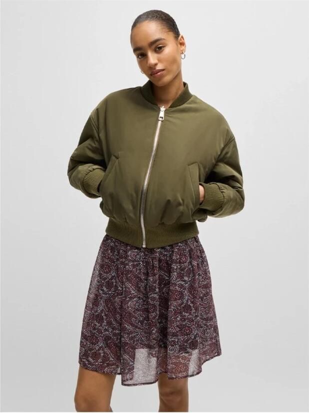 Boss Orange Tweezijdig te dragen jack Pikomba Premium Damesmode met boss logo-badge blouson bomberjack 2 in 1 jas - Foto 3