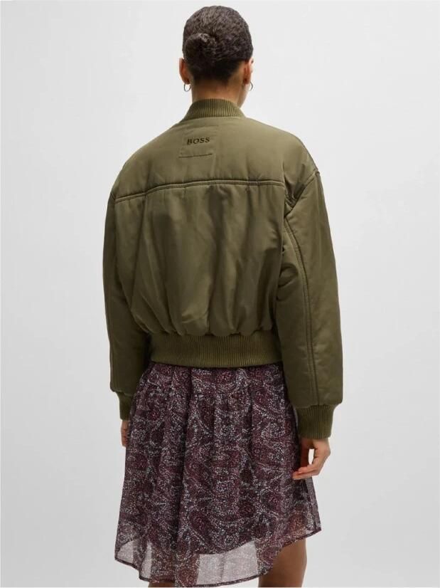 Boss Orange Tweezijdig te dragen jack Pikomba Premium Damesmode met boss logo-badge blouson bomberjack 2 in 1 jas - Foto 4