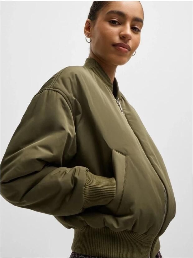 Boss Orange Tweezijdig te dragen jack Pikomba Premium Damesmode met boss logo-badge blouson bomberjack 2 in 1 jas - Foto 2