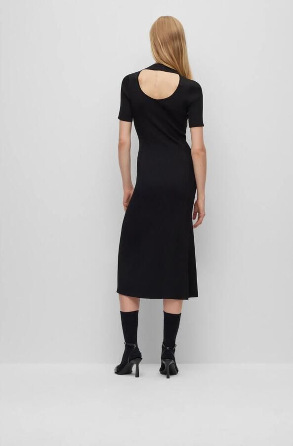 HUGO Midi-jurk met cut-out model 'Shariby' - Foto 3
