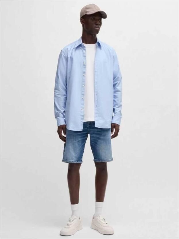 Boss Orange Regular fit zakelijk overhemd met button-downkraag model 'Rickert' - Foto 4