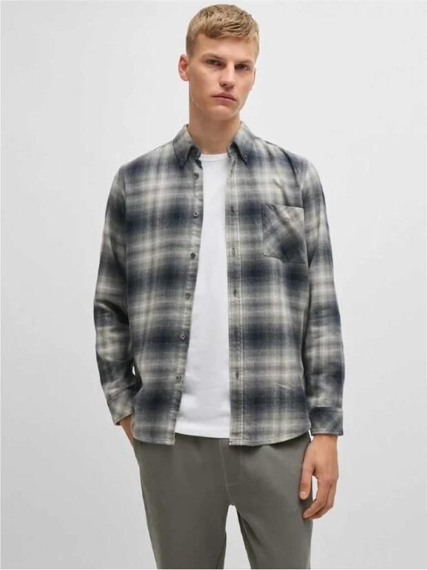 Boss Orange Regular fit vrijetijdsoverhemd met button-downkraag model 'Rickert - Foto 4