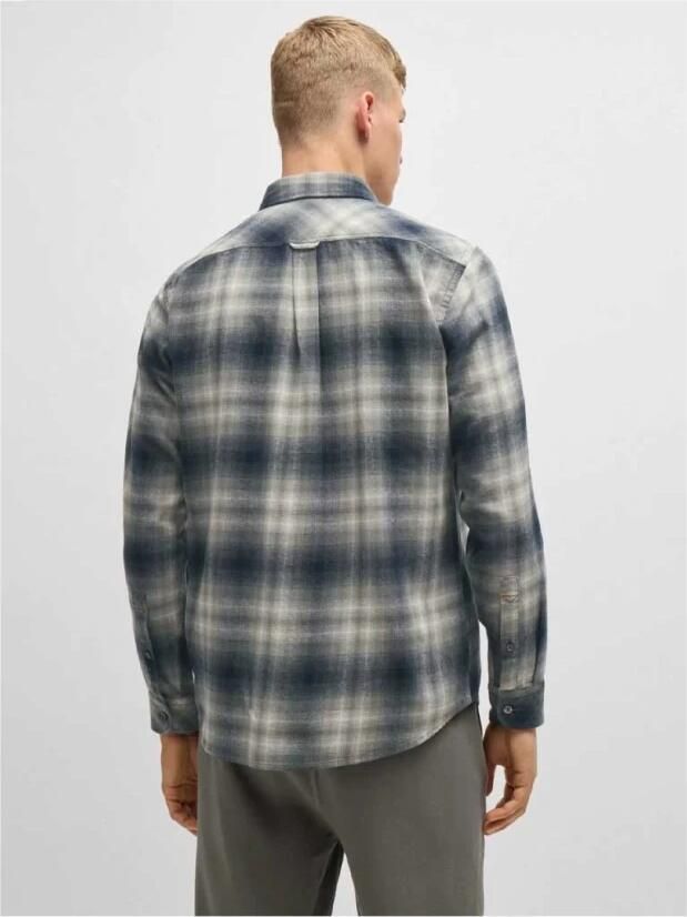 Boss Orange Regular fit vrijetijdsoverhemd met button-downkraag model 'Rickert - Foto 5