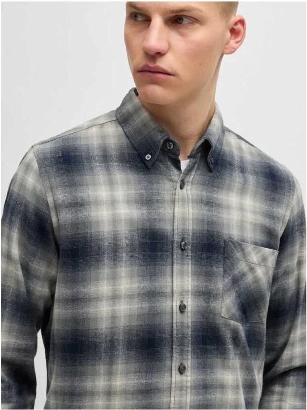 Boss Orange Regular fit vrijetijdsoverhemd met button-downkraag model 'Rickert - Foto 3