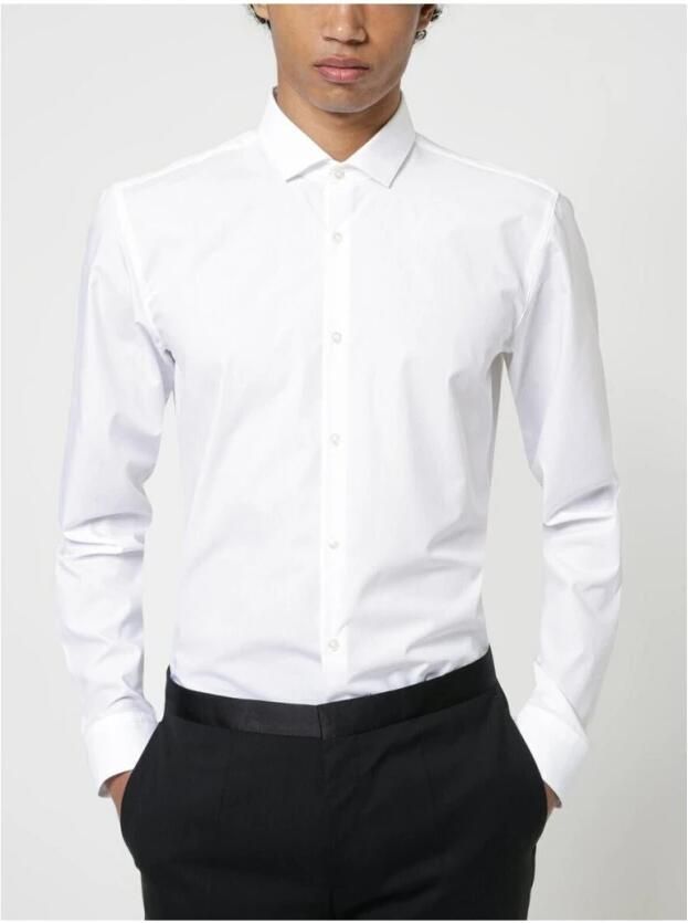 HUGO Super slim fit zakelijk overhemd van katoen model 'Erondo'