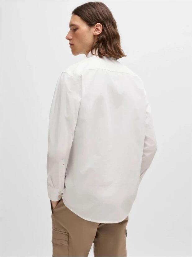 Hugo Boss Witte Regular Fit Overhemd met Geborduurd Logo White Heren - Foto 10