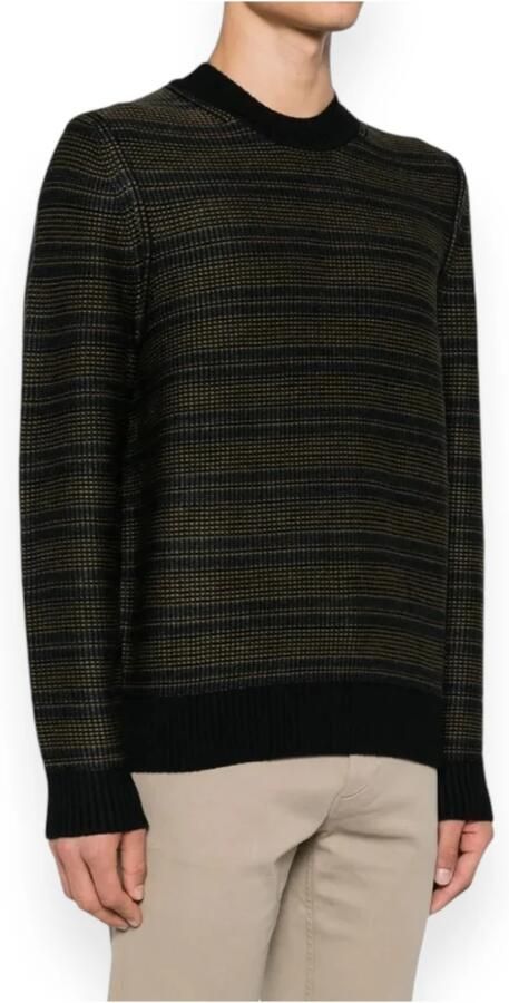 Hugo Boss Stijlvolle Truien voor Moderne Mode Black Heren - Foto 3
