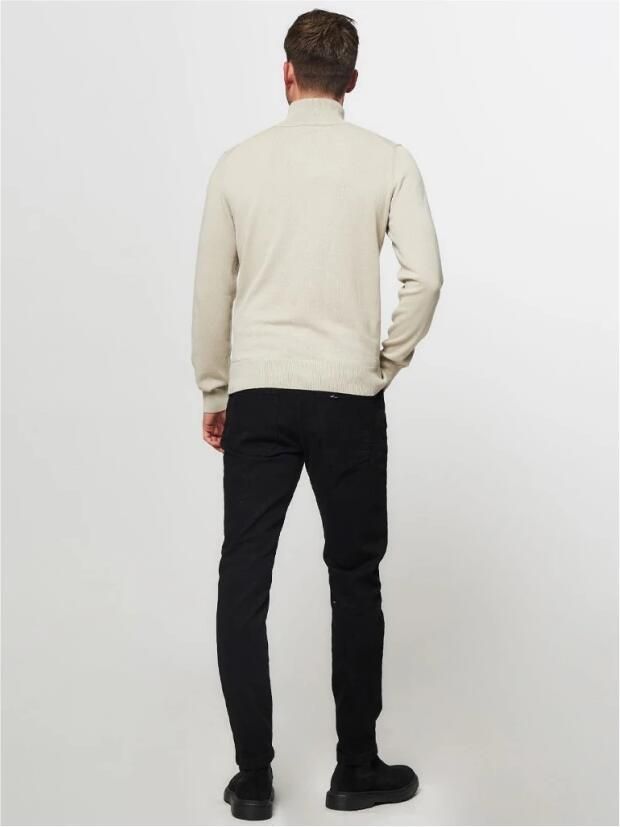 Boss Orange Beige Zip Coltrui met Regular Fit en Zachte Feel Beige Heren - Foto 8