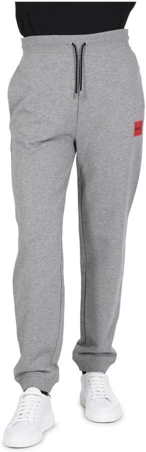 Hugo Boss Hugo Dames Katoenen Broek Gray Dames - Foto 3