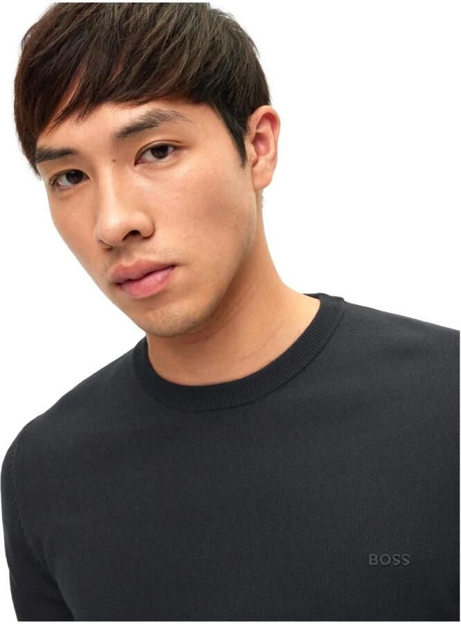 Boss Regular fit gebreide pullover van pure scheerwol model 'BOTTO' - Foto 5