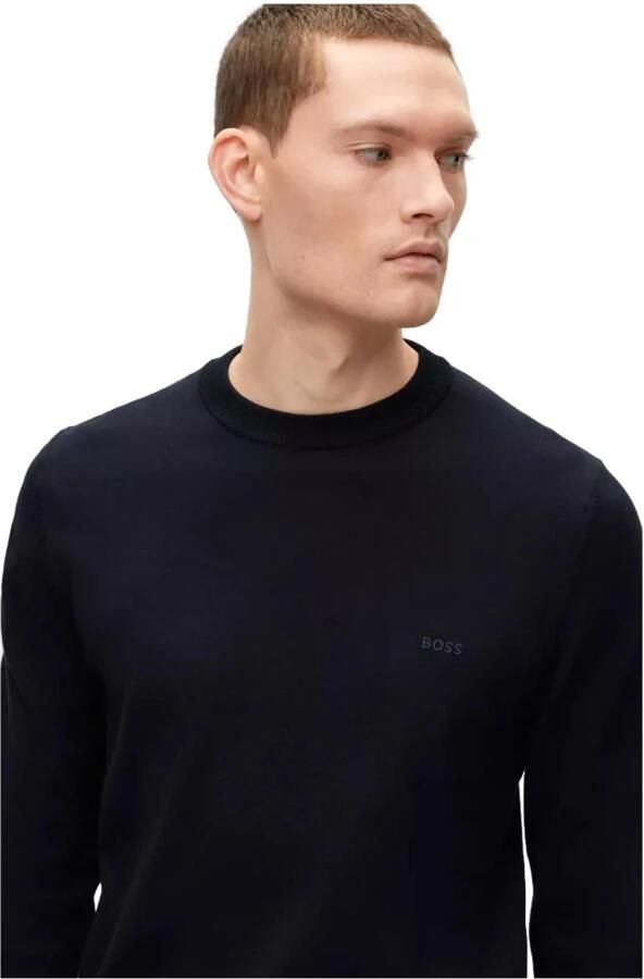 Boss Gebreide pullover met labelstitching model 'Pacas' - Foto 2