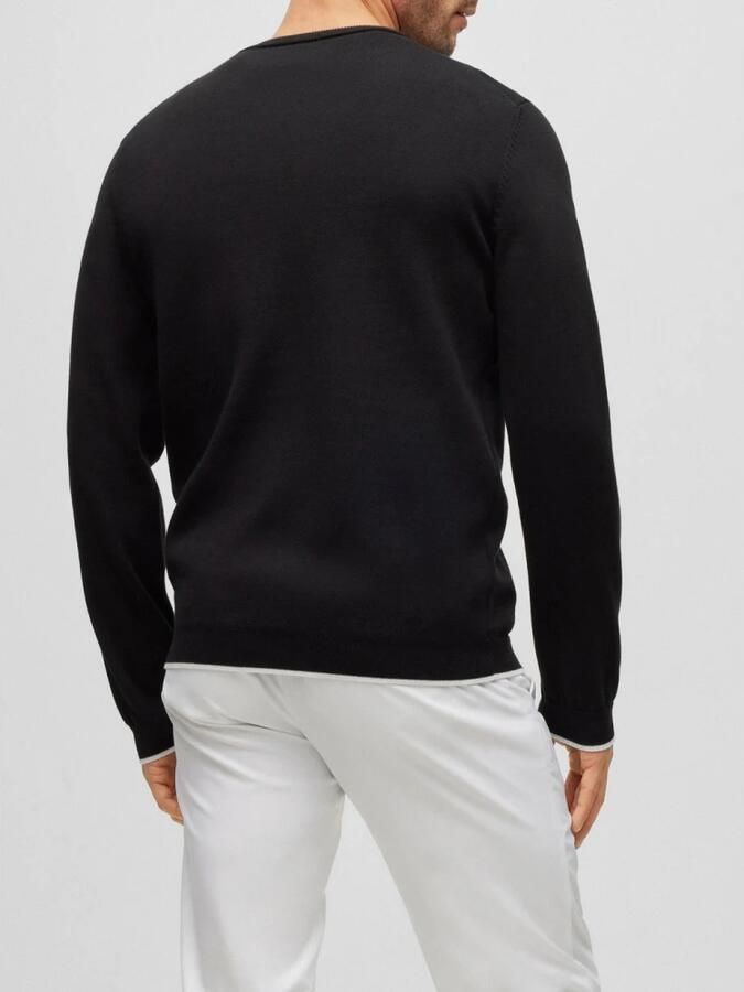 BOSS Green Gebreide pullover met labelprint model 'Rallo' - Foto 4