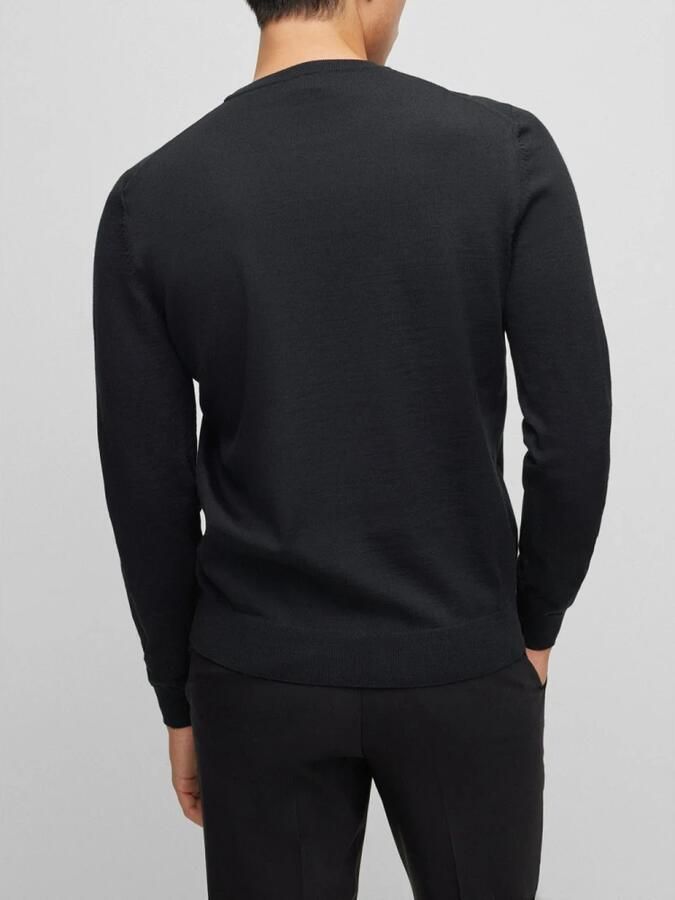 Boss Regular fit gebreide pullover van pure scheerwol model 'BOTTO' - Foto 4