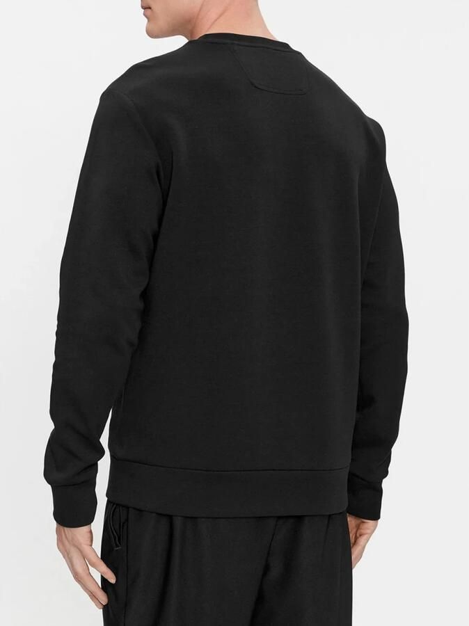 Hugo Boss Zwarte katoenen sweatshirt met lange mouwen Black Heren - Foto 3