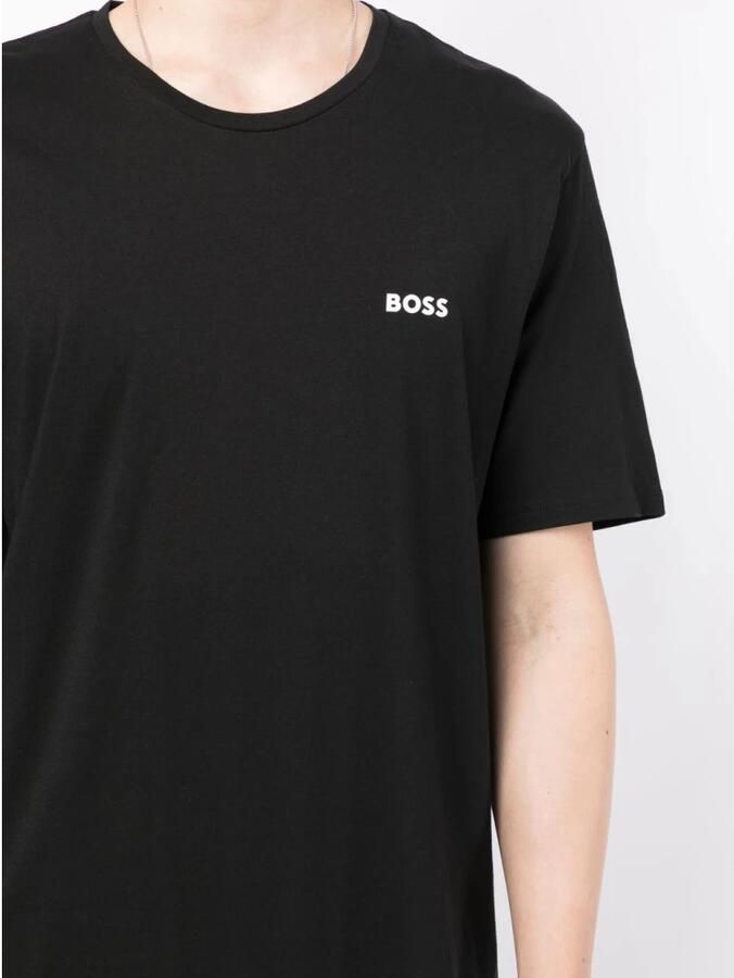 Boss T-shirt met labelprint model 'Fashion T-shirt'