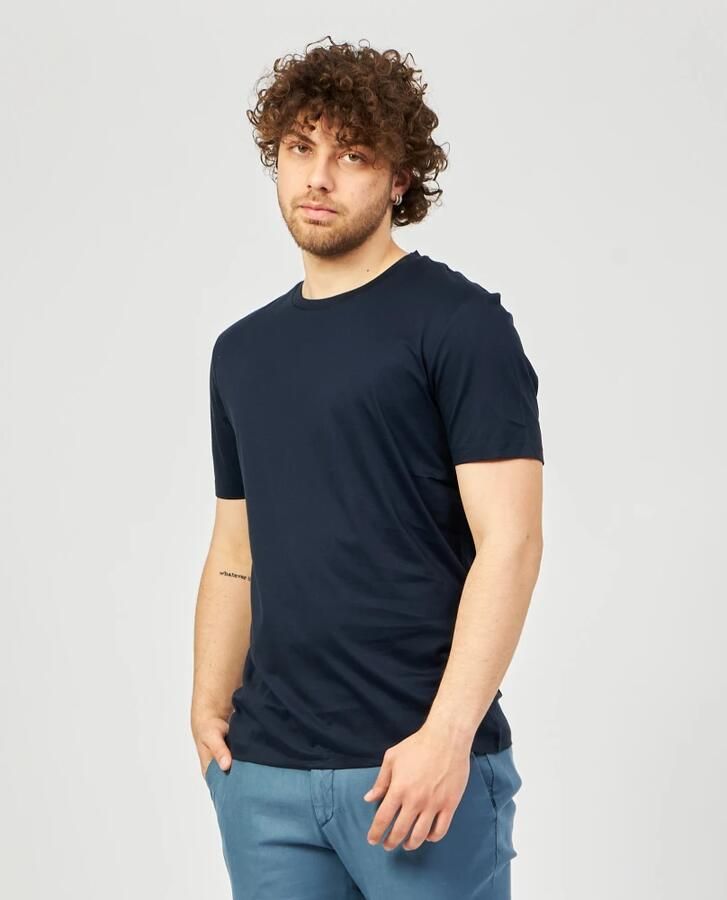 BOSS BLACK Heren Polo's & T-shirts Tessler 150 Donkerblauw - Foto 6